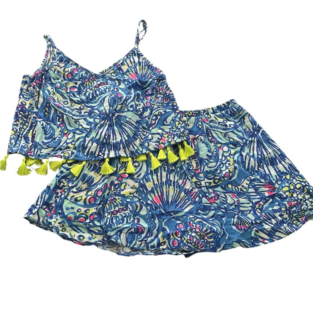 Lilly Pulitzer Ramona 2 piece Crop and Skort Set | 4